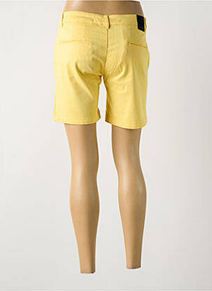 Short fermeture zippée sous rabat boutonné taille normale jaune LA CIBLE ROUGE femme
