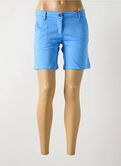 Short bleu LA CIBLE ROUGE pour femme seconde vue