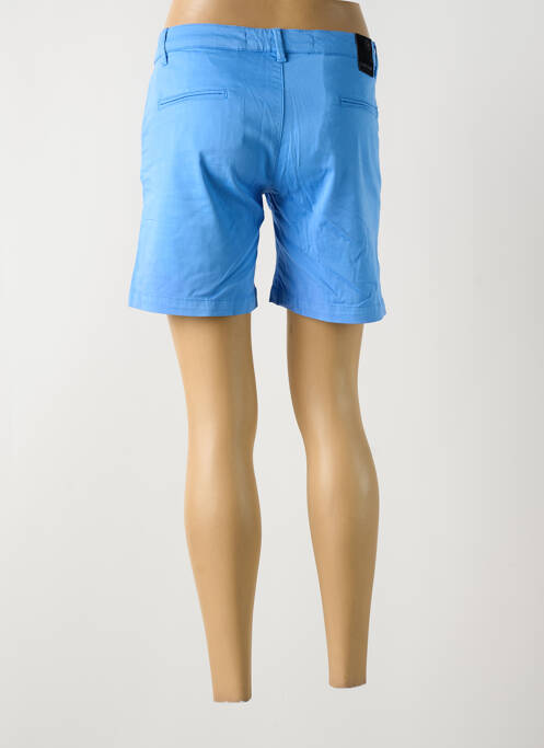 Short bleu LA CIBLE ROUGE pour femme