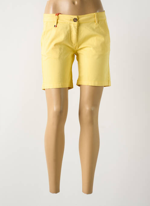 Short jaune LA CIBLE ROUGE pour femme