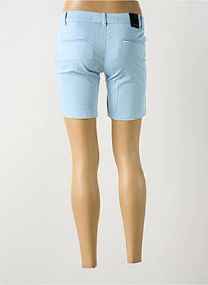 Short fermeture zippée sous rabat boutonné taille normale bleu LA CIBLE ROUGE femme