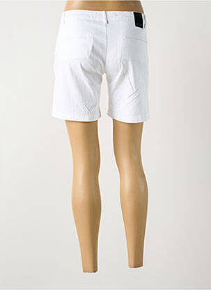 Short fermeture zippée sous rabat boutonné taille normale blanc LA CIBLE ROUGE femme