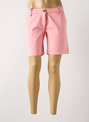Short fermeture zippée sous rabat boutonné taille normale rose LA CIBLE ROUGE femme