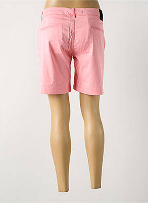Short fermeture zippée sous rabat boutonné taille normale rose LA CIBLE ROUGE femme