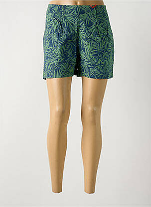 Short fermeture zippée sous rabat boutonné taille normale vert LA CIBLE ROUGE femme