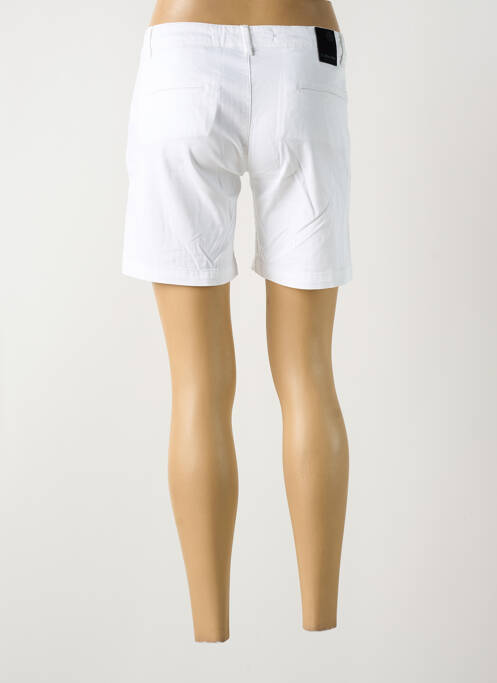 Short blanc LA CIBLE ROUGE pour femme