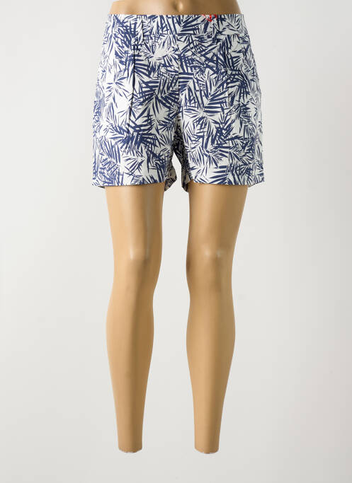 Short bleu LA CIBLE ROUGE pour femme