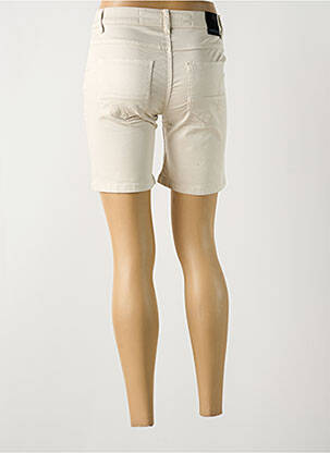 Short fermeture zippée sous rabat boutonné taille normale beige LA CIBLE ROUGE femme