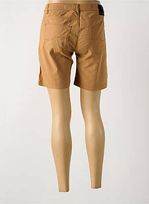 Short fermeture zippée sous rabat boutonné taille normale marron LA CIBLE ROUGE femme