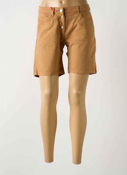 Short marron LA CIBLE ROUGE pour femme