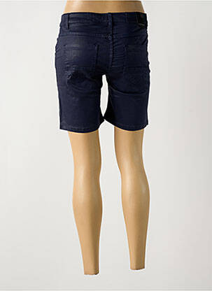 Short fermeture zippée sous rabat boutonné taille normale bleu LA CIBLE ROUGE femme