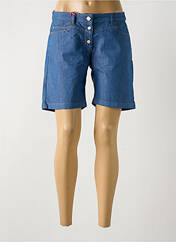 Short bleu LA CIBLE ROUGE pour femme seconde vue