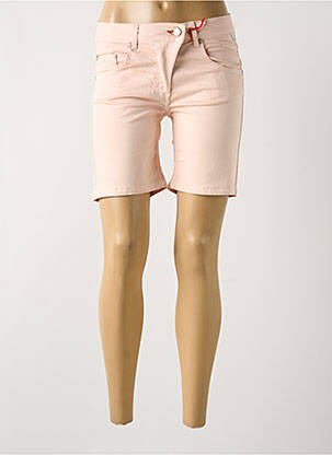 Short fermeture zippée sous rabat boutonné taille normale rose LA CIBLE ROUGE femme