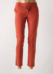 Pantalon chino orange LA CIBLE ROUGE pour femme seconde vue