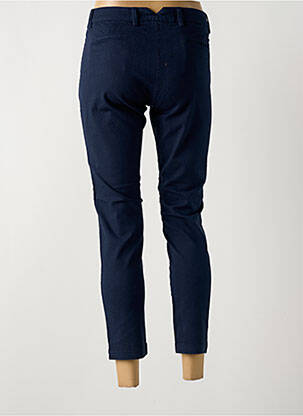 Pantalon 7/8 stretch taille normale bleu LA CIBLE ROUGE femme