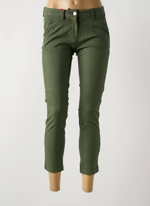 Pantalon 7/8 vert LA CIBLE ROUGE pour femme