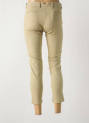 Pantalon 7/8 stretch taille normale beige LA CIBLE ROUGE femme