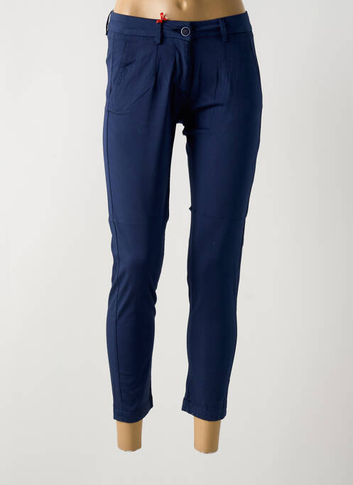 Pantalon 7/8 bleu LA CIBLE ROUGE pour femme