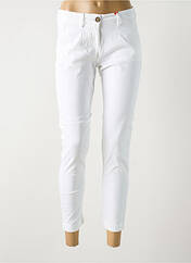 Pantalon 7/8 blanc LA CIBLE ROUGE pour femme seconde vue