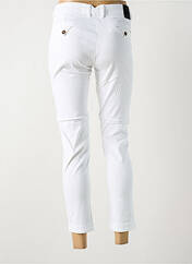 Pantalon 7/8 blanc LA CIBLE ROUGE pour femme seconde vue