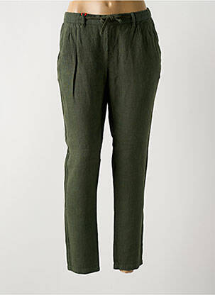 Pantalon chino taille normale taille normale vert LA CIBLE ROUGE femme
