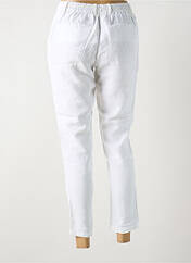 Pantalon chino blanc LA CIBLE ROUGE pour femme seconde vue