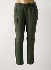 Pantalon chino vert LA CIBLE ROUGE pour femme seconde vue