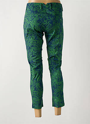 Pantalon chino tissage popeline taille normale vert LA CIBLE ROUGE femme