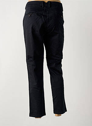 Pantalon 7/8 fermeture zippée sous rabat boutonné noir LA CIBLE ROUGE femme