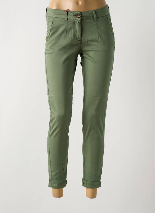 Pantalon 7/8 vert LA CIBLE ROUGE pour femme