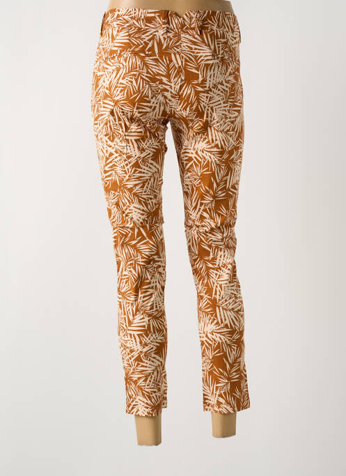 Pantalon chino marron LA CIBLE ROUGE pour femme
