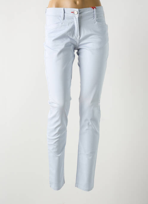 Pantalon slim bleu LA CIBLE ROUGE pour femme