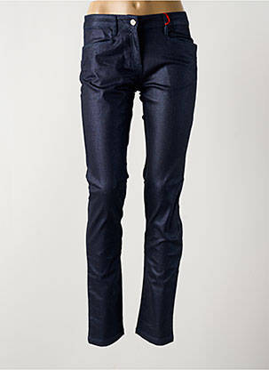 Pantalon slim stretch taille normale bleu LA CIBLE ROUGE femme