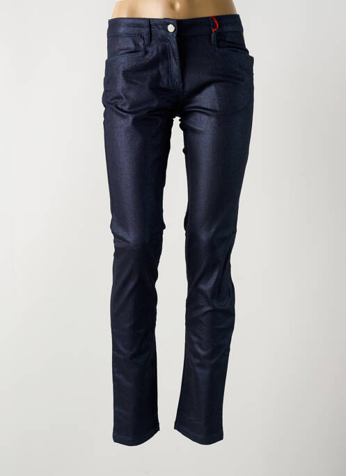 Pantalon slim bleu LA CIBLE ROUGE pour femme