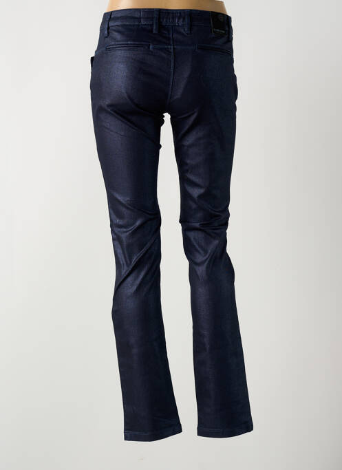 Pantalon slim bleu LA CIBLE ROUGE pour femme