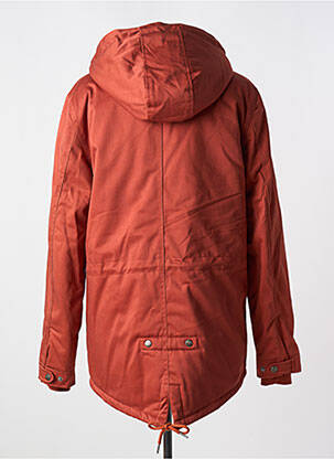 Parka finition intérieure doublure satiné a capuche orange BRIXTON homme