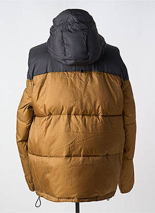 Doudoune poches a capuche marron EDWIN homme