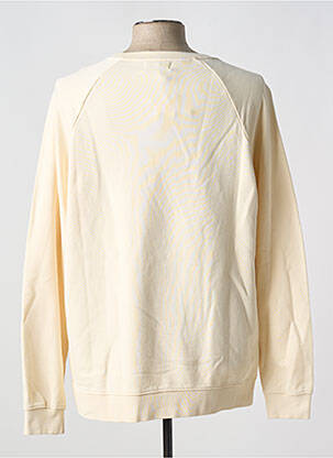 Sweat-shirt stretch manches longues beige OLOW homme