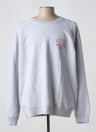 Sweat-shirt manches longues manches longues gris EDWIN homme