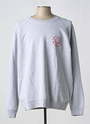 Sweat-shirt manches longues manches longues gris EDWIN homme