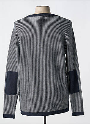 Pull stretch manches longues bleu BASK IN THE SUN homme