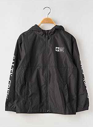 Coupe-vent effet matière satinée a capuche noir SALTY CREW garçon