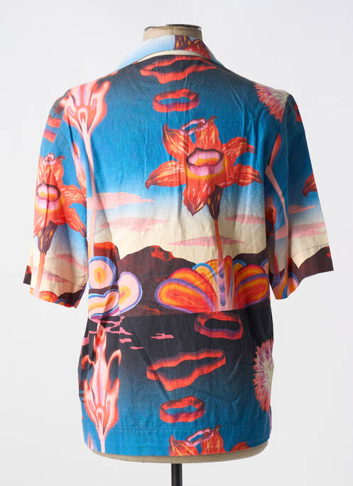 Chemise manches courtes bleu EDWIN pour homme