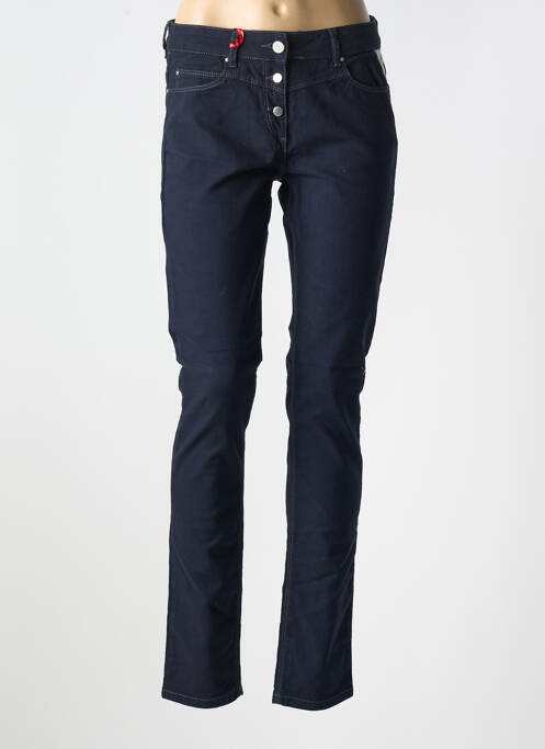 Pantalon slim bleu LA CIBLE ROUGE pour femme