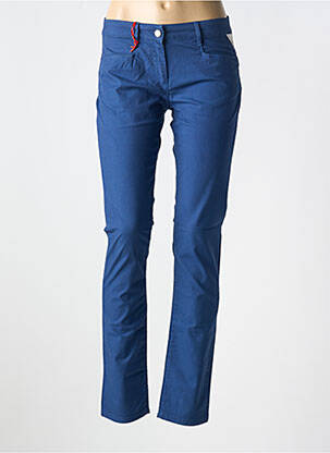 Pantalon slim poches bleu LA CIBLE ROUGE femme