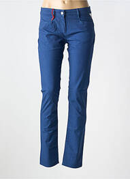Pantalon slim poches bleu LA CIBLE ROUGE femme