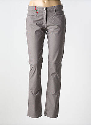 Pantalon slim poches gris LA CIBLE ROUGE femme