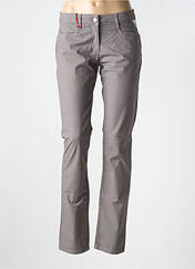 Pantalon slim gris LA CIBLE ROUGE pour femme seconde vue