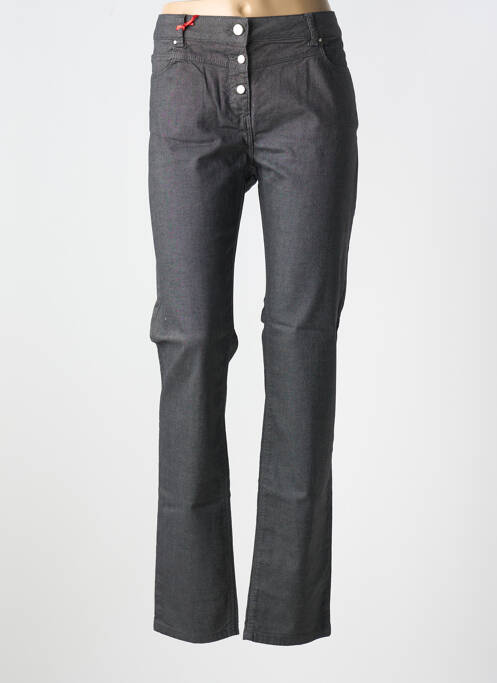 Pantalon slim gris LA CIBLE ROUGE pour femme