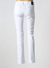 Pantalon slim blanc LA CIBLE ROUGE pour femme seconde vue